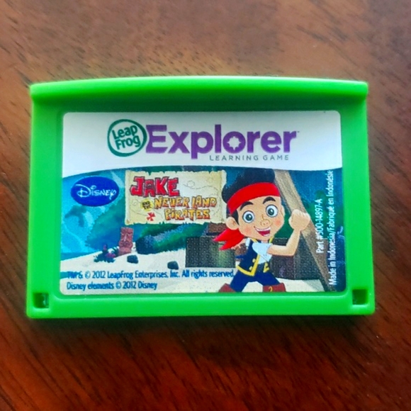 LeapFrog Explorer Learning Game Jake Never Land Pirates - Picture 1 of 2